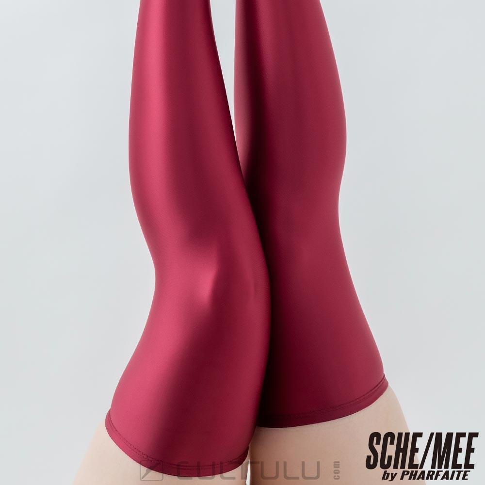 Sche-Mee gloves and stockings PF621 fittysatin wine red