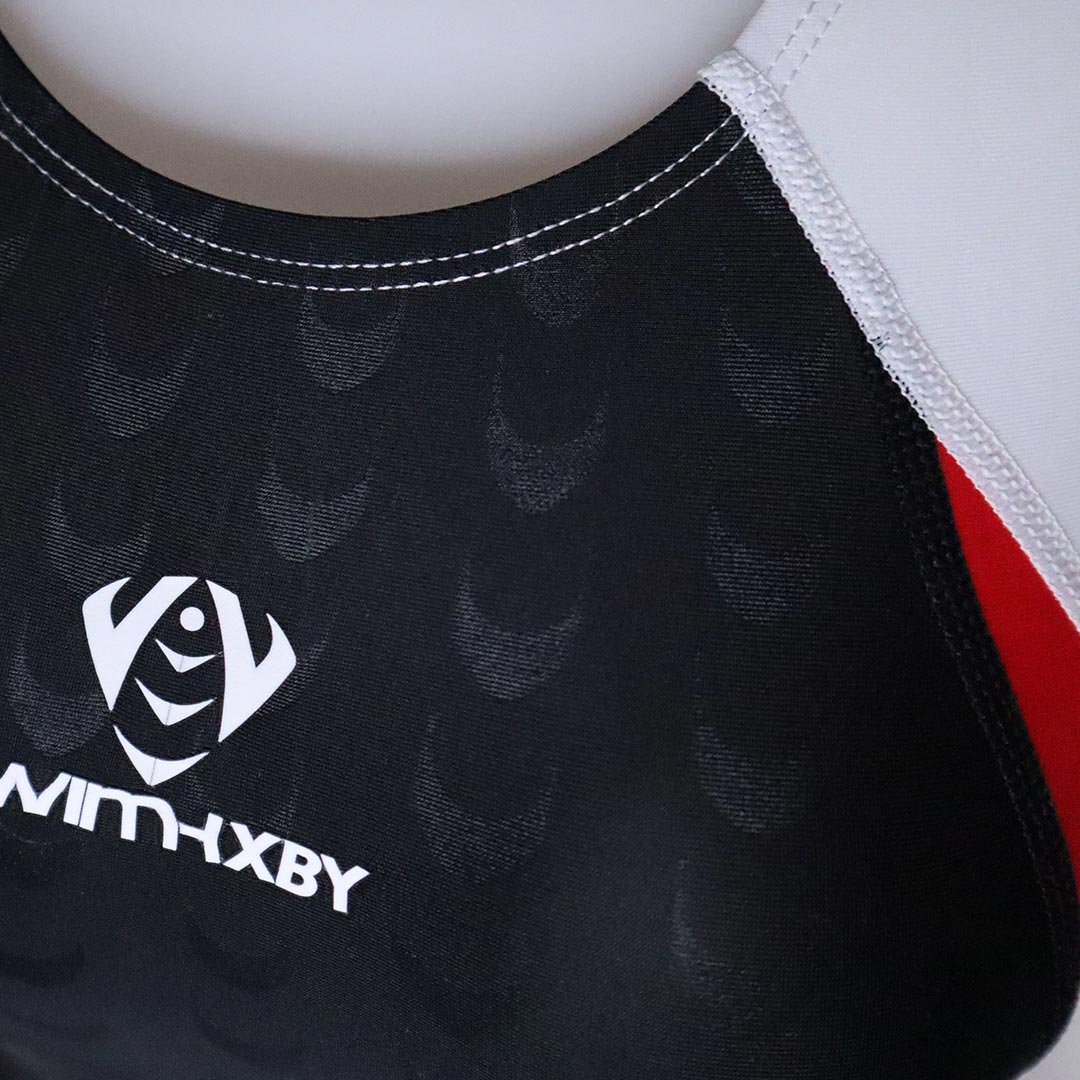 SwimHXBY swimsuit 282HF black-red-white